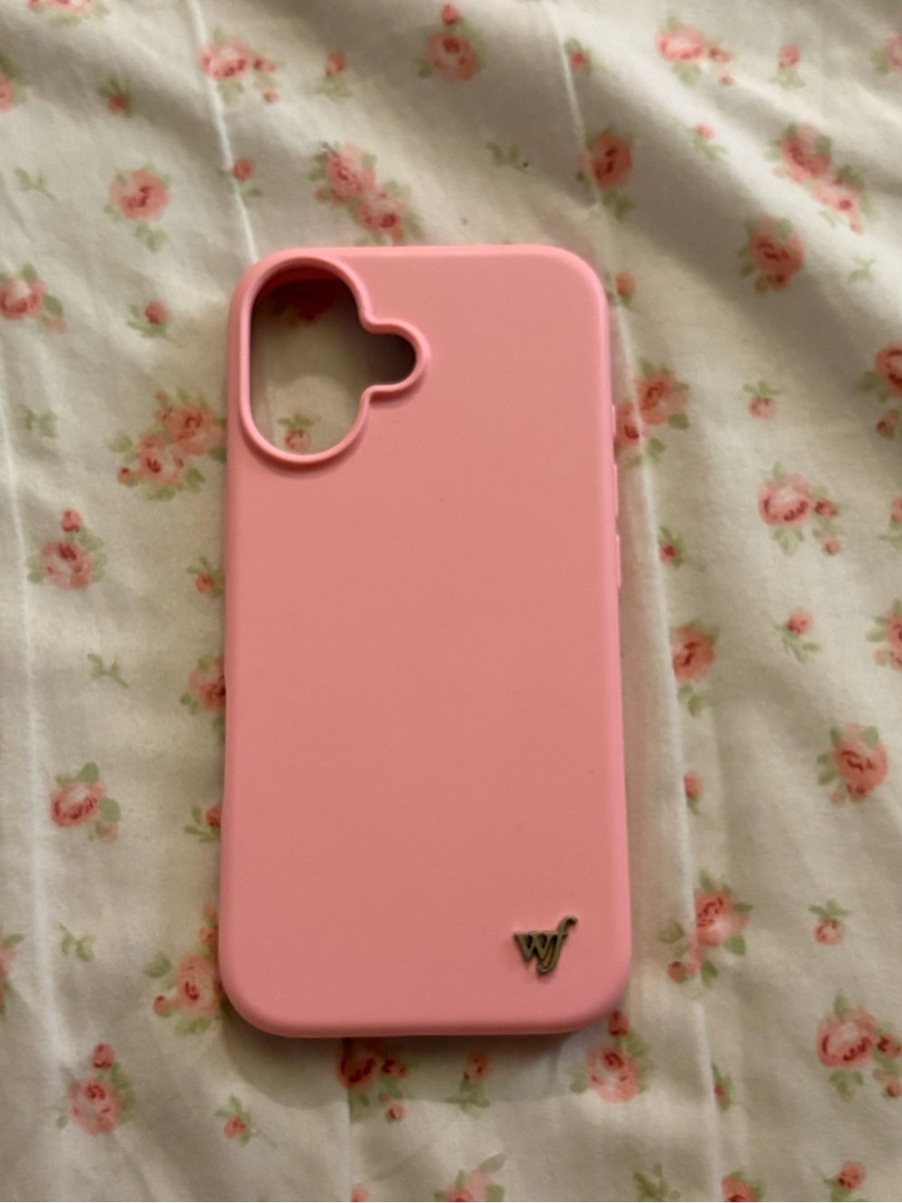 Wildflower Pink Silicone Phone Case